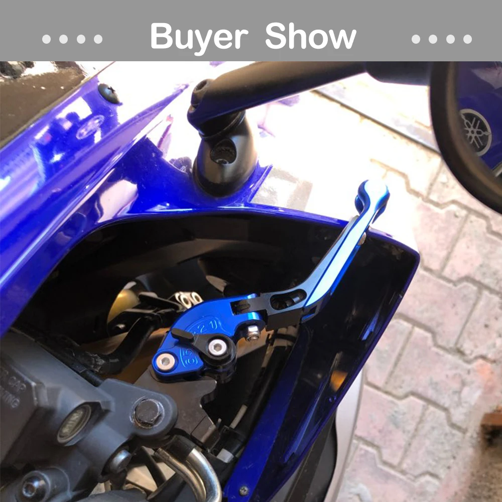 Sclmotos-для Yamaha YZF R6 2005- Складные Выдвижные Регулируемые тормозные рычаги сцепления CNC алюминиевая рукоятка тормоза мотоцикла