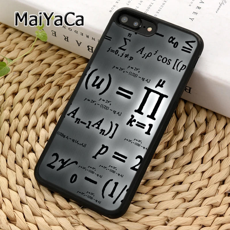 Чехол для телефона MaiYaCa Brains Geek Science Math Physics formuls iPhone 5 6 6s 7 8 Plus X XR XS 11 pro max samsung S8 S9 S10 |