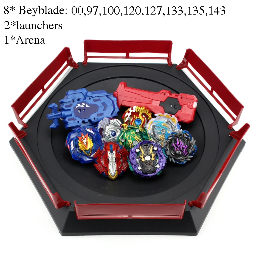 Beyblade Burst Bey Blade игрушка из металла Funsion Bayblade набор коробка для хранения с ручкой пусковая установка игрушки арена для Childr