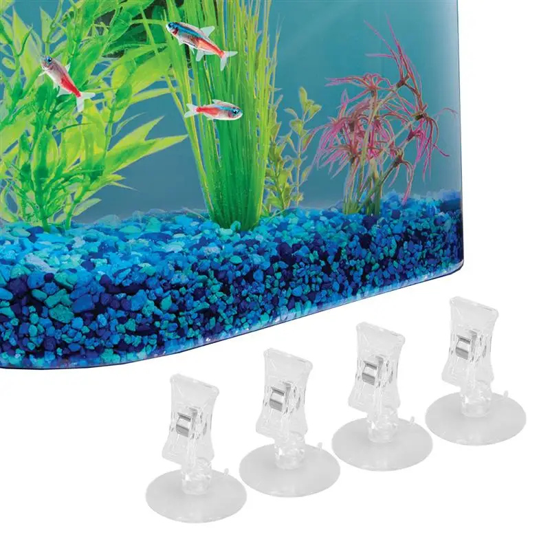 Aquarium Accessories Suction Clip Tank Cup Betta Acrylic Veggie Feeding Feeder Cover
