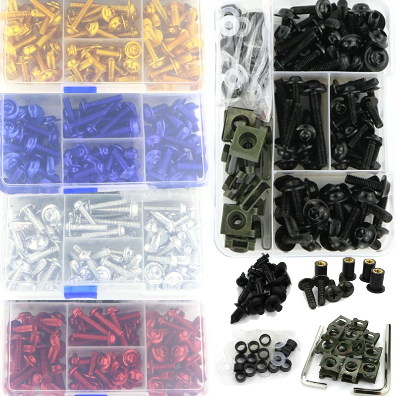 Fit For Aprilia Dorsoduro 750 Dorsoduro 1200 900 Caponord 1200 RXV SXV CNC Alloy Full Fairing Bolt Kit Body Screws