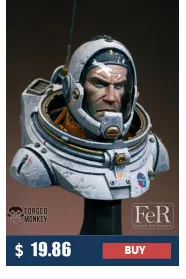 Набор фигурок из смолы 1/6 Женский воин бюст Неокрашенный гараж Смола модель комплект