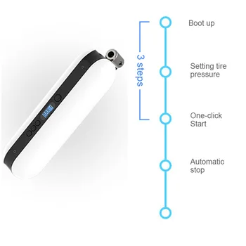 

Portable Air Compressor Mini Inflator Electric Pump for Car Bicycle Tires Bike 150PSI Air Pump C44