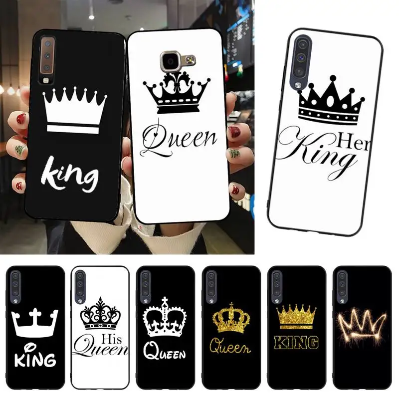 HTXian King and Queen мягкий чехол для телефона Samsung A51 A71 A40 A50 A70 A10 A20 A30 A6 A7 A8 A9 | Мобильные