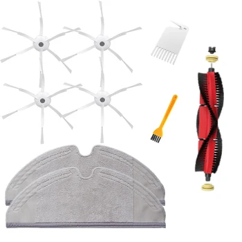 

2Pcs Mop + 4Pcs Side Brushes + 1Pcs Main Brush + 1Pcs White Brush + 1Pcs Yellow Brush for Xiaomi 1/1S/Stone/Xiaowa Vacuum Cleane
