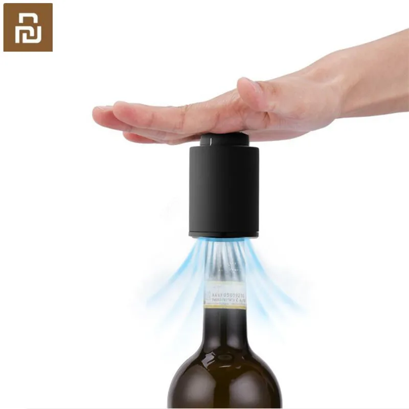 Youpin Plastic Vacuum Wine Bottle Stopper Sealed Storage Vacuum Memory Wine Stopper Electric Corks
