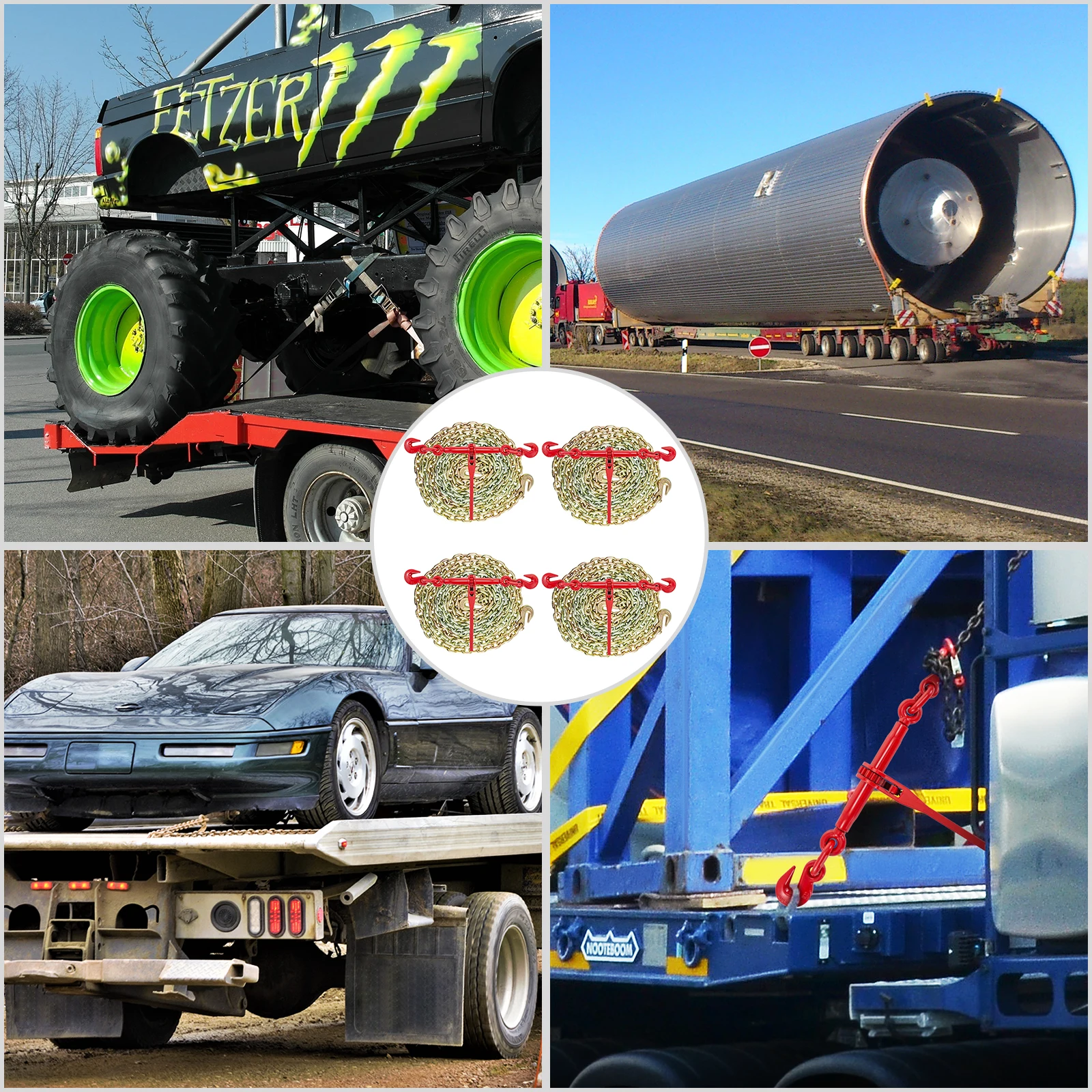 Heavy Duty Steel Chain Binder Kit for Industrial Use