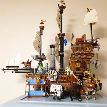 

16002(83002) The iron beard manatee of the Caribbean Pirate Ship Series 70810 model children toy gifts Building blocks 2791Pcs