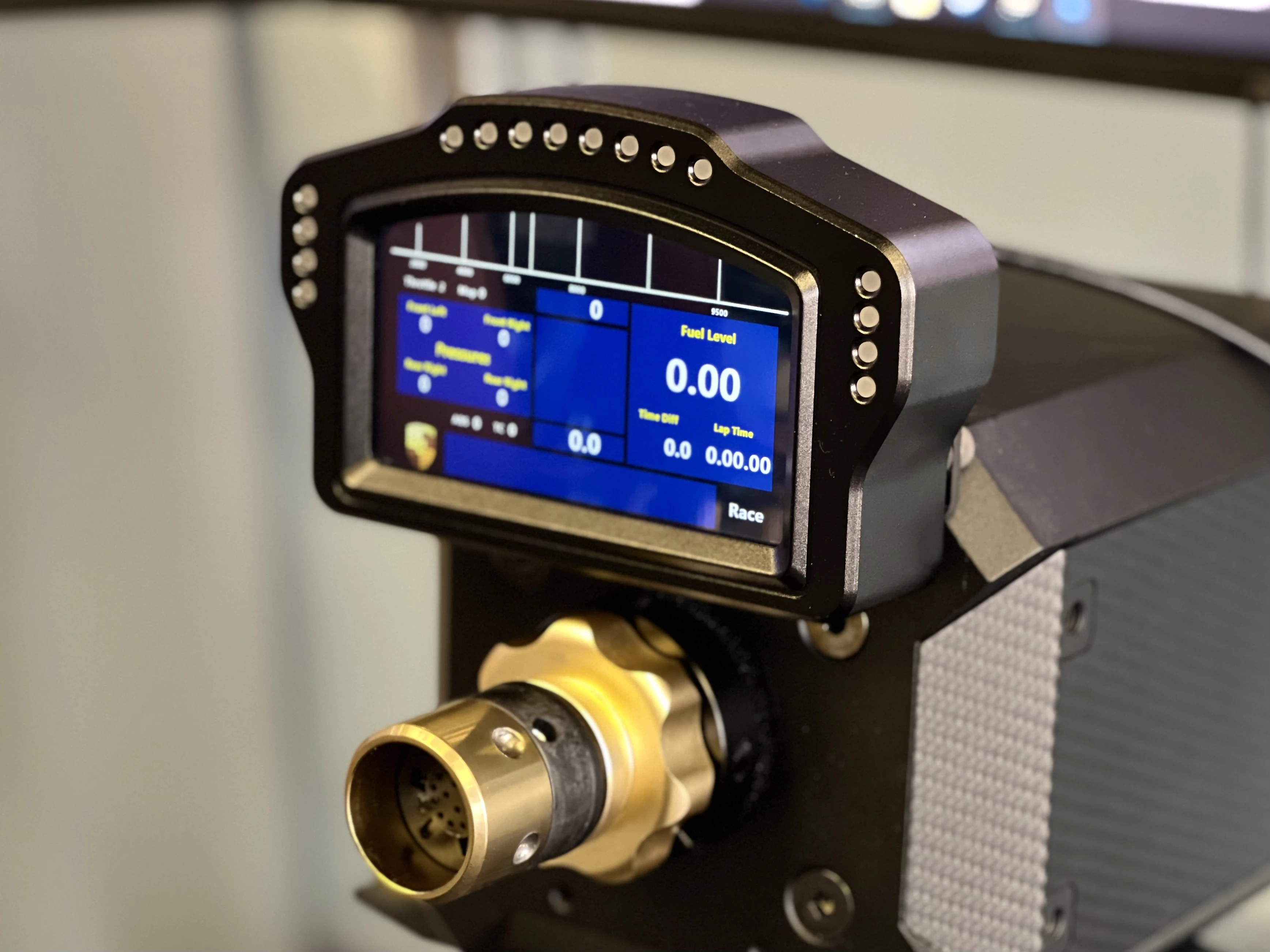 Il Display Dello Strumento Da Corsa Analogico Adatta Simagic Alpha, Fanatec Dd1 Dd2 Csl Dd Csw2.5, Simucube2 Superficie In Lega Di Alluminio