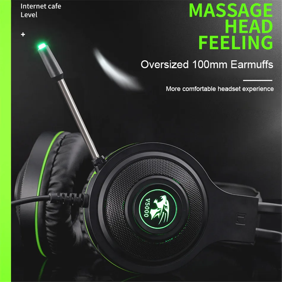 Gaming Headphone Earphone 7.1 Channel 3D Stereo Headset Noise Cancelling with Microphone for PS4 / Laptop / PC Tablet Game