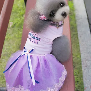 

Dog Clothes for Small Dogs Dress Sweety Princess Dress Spring Summer Puppy Small Dog Lace Princess Chihuahua Dog Mascotas Roupa