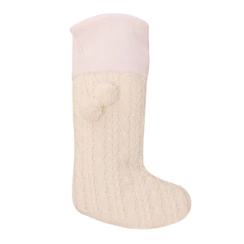 

Hot Christmas Stocking Christmas Decoration Large Knitting Stocking Christmas Stocking Gift Bag Candy Bags