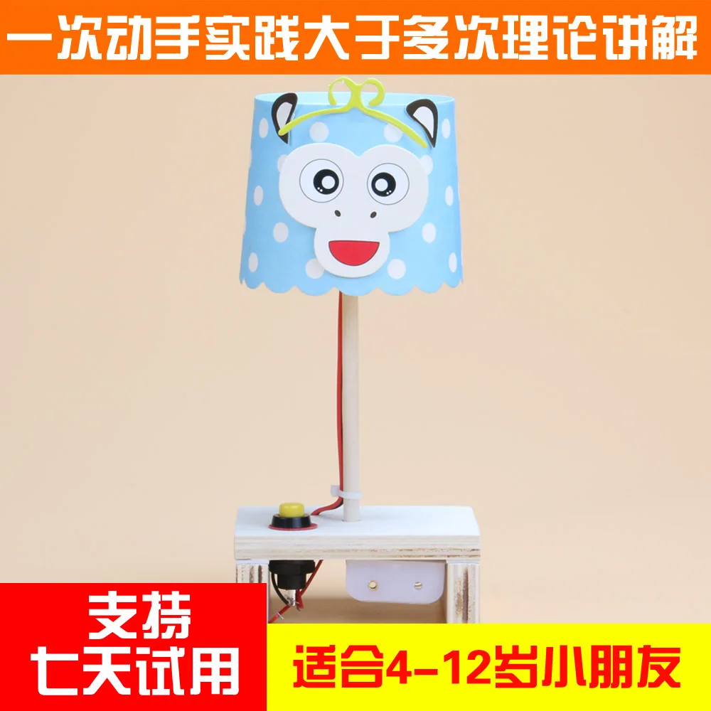 

STEM Science And Technology Small Handmade Lamp DIY Small Invention Environmentally Friendly Science And Technology Students Exp
