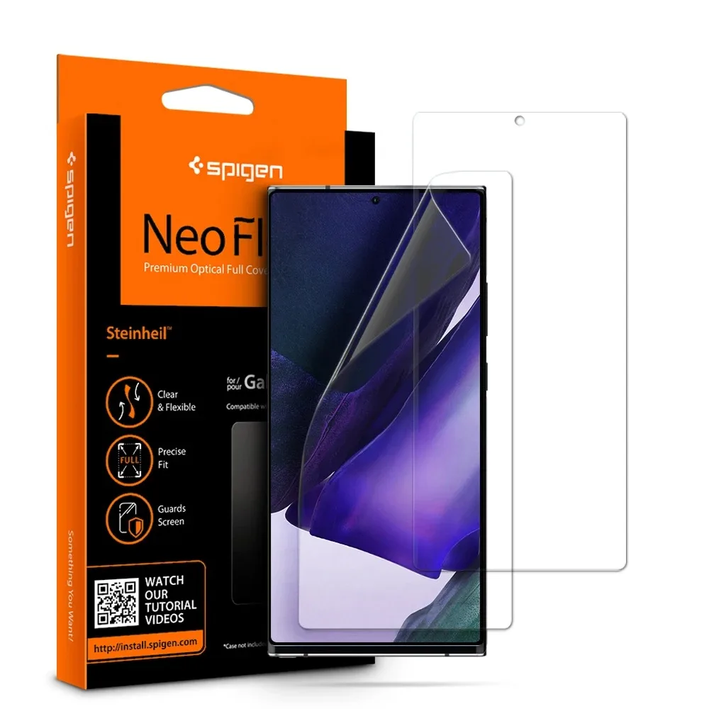 2 шт Spigen для 6 7 &quot6 9&quot Samsung Galaxy S20 Plus Note 20 Ультра 5G защита экрана Neo Flex HD edge-to edge
