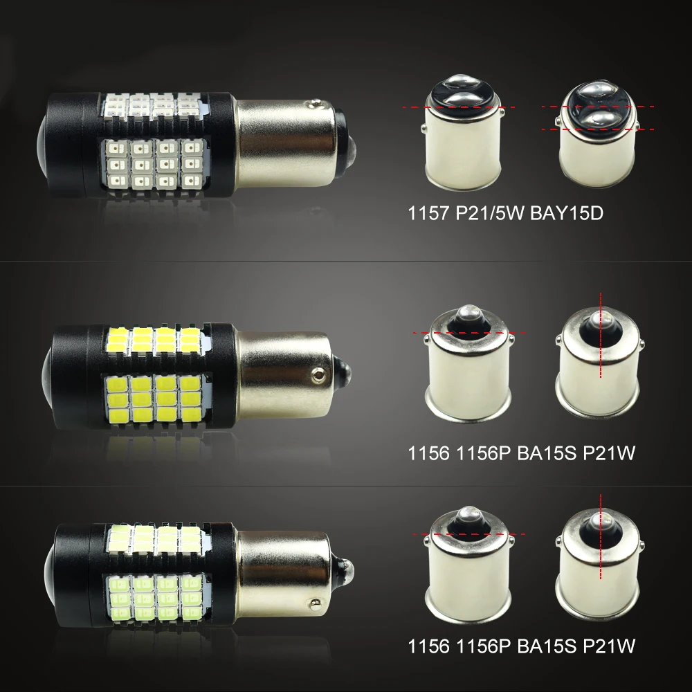 Brightlamp 2 шт 54SMD2835 высокий двунаправленный светодиодный светильник