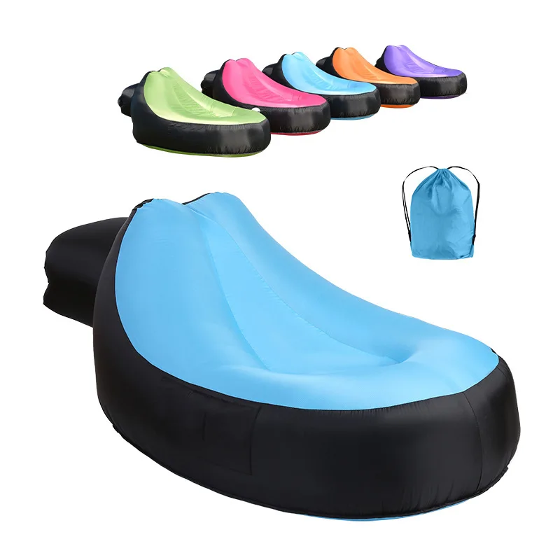 Beach lounge chair outdoor lazy inflatable sofa indoor portable inflatable sofa camping pad  camping equipment sillon de playa