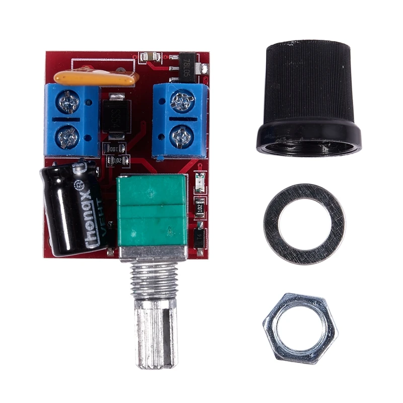 Мини-двигатель постоянного тока контроллер скорости ШИМ 3V 6V 12V 24V 35VDC 90W 5a DC мотор переключатель управления скоростью светодиодный диммер