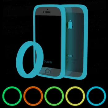 

Universal Protective Luminous Soft Silicone Phone Frame Case Cover for Smart Phone for iphone samsung huawei xiaomi Mobile Phone