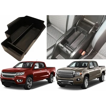 

Center Storage Box Car Black Accessories For Chevy Colorado 15-19 Organizer
