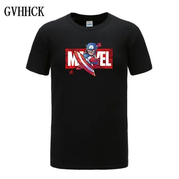 

Marvel Superhero 2020 Captain America T Shirt Iron Man Batman Short Sleeve Superhero T-Shirt Summer Cotton Fashion Tshirt