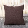 Solid Linen Sofa Waist Cushion Cover 40*40/45*45/50*30/50*50/55*55/40*60cm Throw Pillowcase Office Home Decor Pillow Case Cojine 4