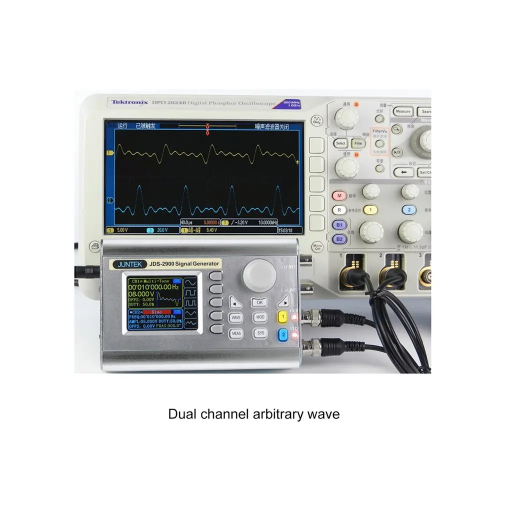 JDS2900-60M 60 МГц генератор сигналов цифровой контроль двухканальный DDS функция генератор сигналов частотомер произвольная волна