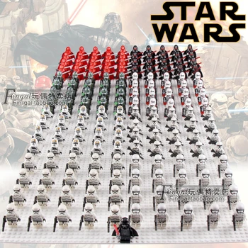 

Star Wars9 20-25pcs yoda Darth Vader building blocks The Mandalorian clone Stormtrooper Black Warrior building blocks Model toy