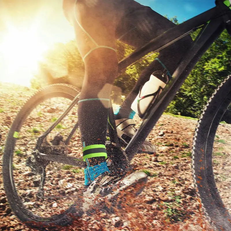 Горячее предложение! Распродажа! 6 шт. набор осень Открытый Бег ночной Спорт Велоспорт Светоотражающие наручные лодыжки ремни появление Предупреждение ющие полосы