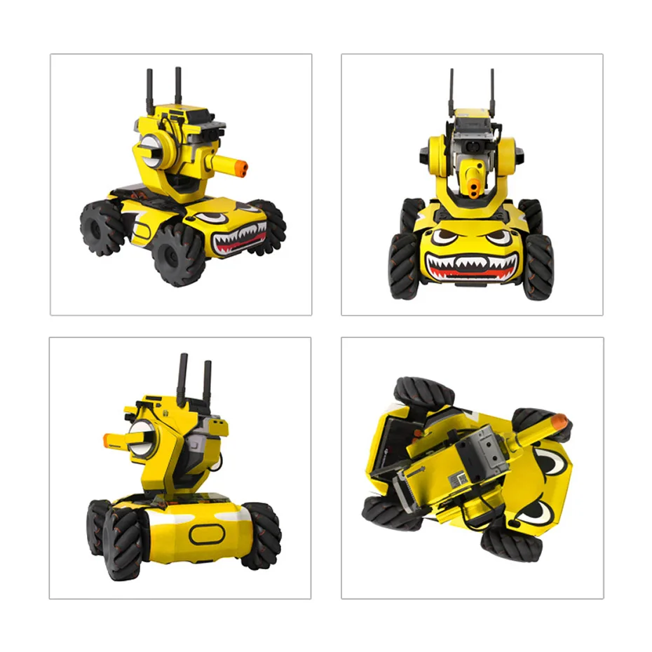 Защитная Наклейка s Для DJI Robomaster S1 ПВХ наклейка для кожи красный/желтый Акула Камуфляж для Robomaster S1 защита автомобильные аксессуары