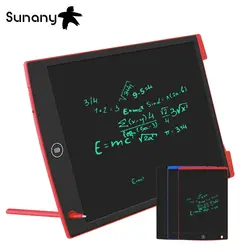 Sunany 12 "ЖК-планшет портативный ультра-тонкий почерк колодки письменная доска сообщение графика доска для детей