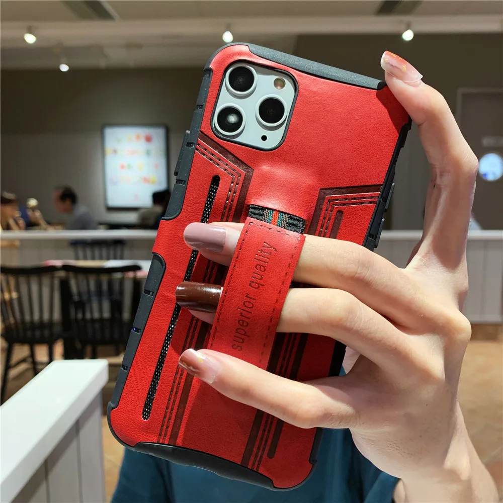 Купить Чехол из искусственной кожи чехол для iPhone 11 Pro Max XR XS MAX 7 8 6S Plus Слот Бумажник карт | Отзывы и видеообзор (4000562111539)