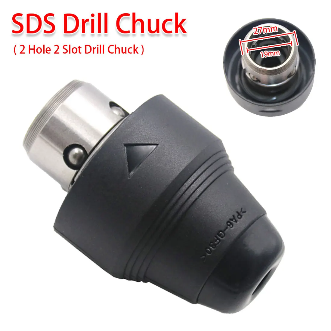 

2 Hole 2 Slot Drill Chuck SDS Drill Chuck + 36V GBH36VF for GBH2-26DFR/ 28DFV/ 4-32DFR Power Tool Accessories