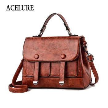 

ACELURE Solid Color Women Bags Soft Pu Leather Crossbody Bags Sweet Ladies Casual Shoulder Bags Bolsa Feminina Business Style