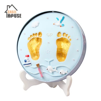 

Snailhouse Baby Hand Print Footprint Imprint Kit Foot Print Mud Baby Souvenirs Baby Hand & Foot Mold Hundred Days Souvenir Gifts