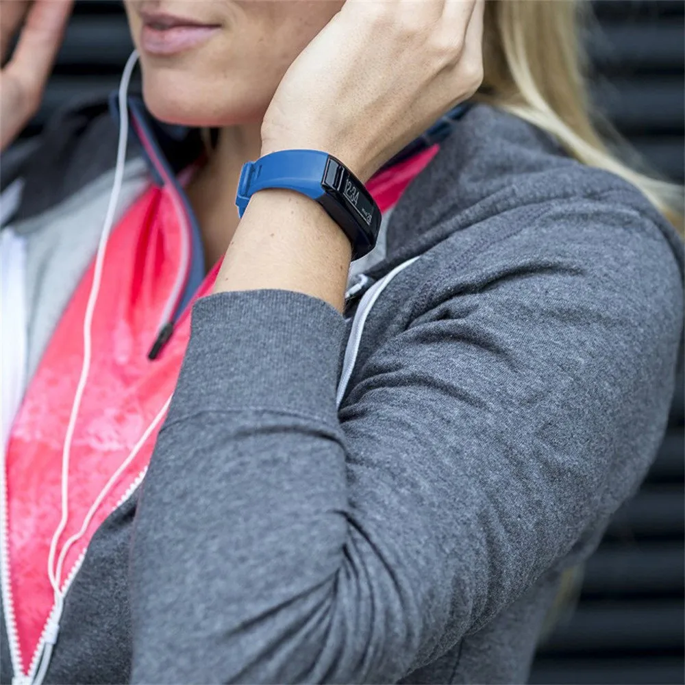 Смарт ремешок для часов сменный спортивный силиконовый браслет garmin Vivosmart умный