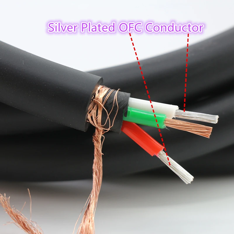 Furutech FP-314Ag-II Hifi аудио посеребренный OFC кабель питания для DIY EU/UK/US кабель питания