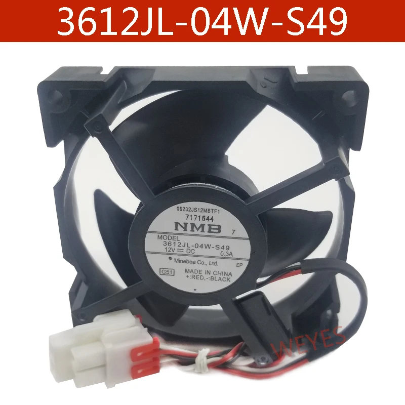 

FOR Refrigerator Cooling Fan NMB-MAT 3612JL-04W-S49 12V 0.3A 9.2cm for Samsung Refrigerator Accessories