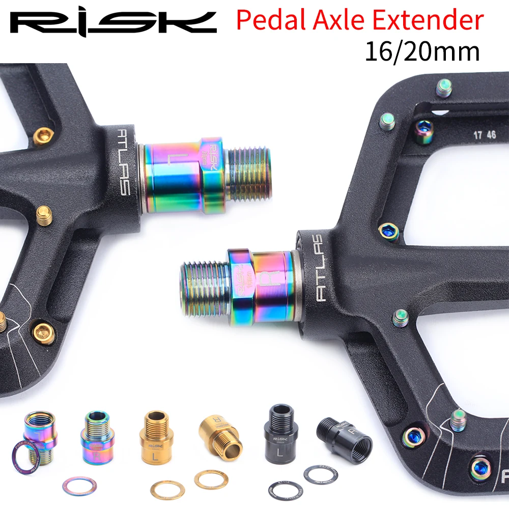 4PCS risque Mountain Vélo en alliage de titane disque de frein Clipper Boulons M6X18//20MM TC4