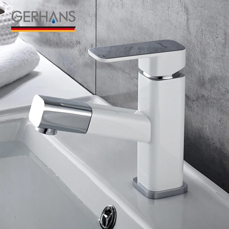 GERHANS Faucet K11016W комплект одежды для детей: Хром+ Белый