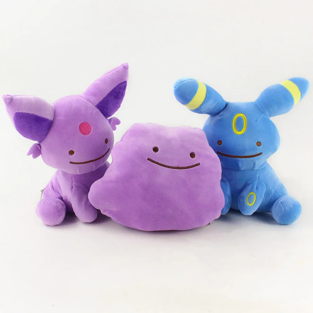 23-30cm Anime Pokemon Pikachu Eevee Ditto Espeon Umbreon Pillow Cushion  Transform Plush Toys Soft Suffed Cartoon Doll - Movies & Tv - AliExpress