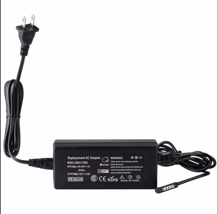 Горячая US Plug 45 Вт 3.6A AC адаптер питания для microsoft Surface Pro 1 и 2 10,6 для Windows 8 планшет