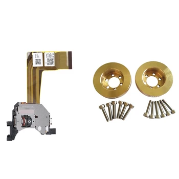 

1pcs Lasers-Lens Disk Drive & 4Pcs Internal Wheel Weights 64G/Pcs for 1/10 RC Crawler Wheel Rims Balance Weights