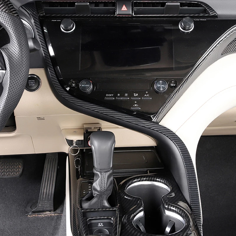 Для Toyota Camry XV70 2018 2019 2020 LHD центральная консоль полоса крышка отделка молдинг