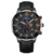 Fashion Mens Sports Watches Man Business Quartz Wristwatch Luxury Black Leather Bracelet Men Casual Luminous Clock Watch 9