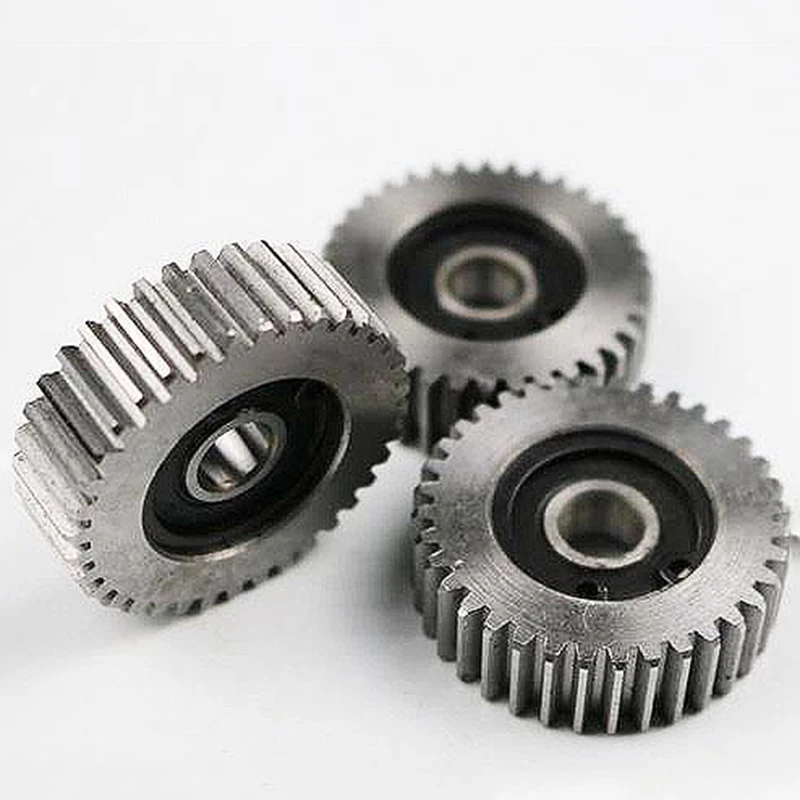 Motor Gear Transmission Gear Electric Bike Gear 3 Pieces Gear Diameter 38 Mm 36 Tooth steel gear Thickness 12 Mm Electric Vehicle Steel Gear gee Pressure Angle