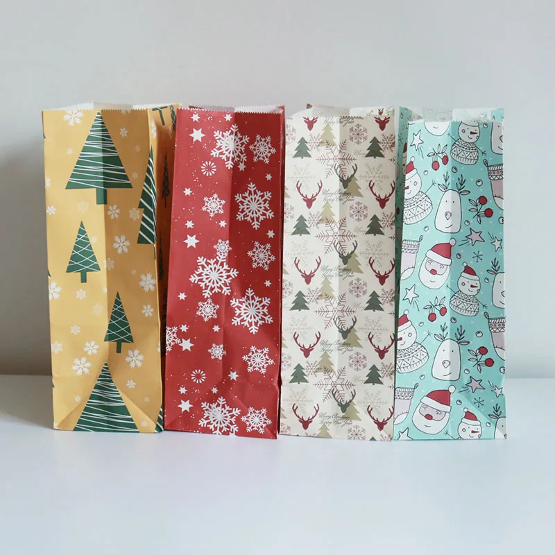 Рождественская бумажная коробка, мешок для конфет, сумка для пустыни, Navidad, рождественские украшения, домашний праздничный вечерние принадлежности