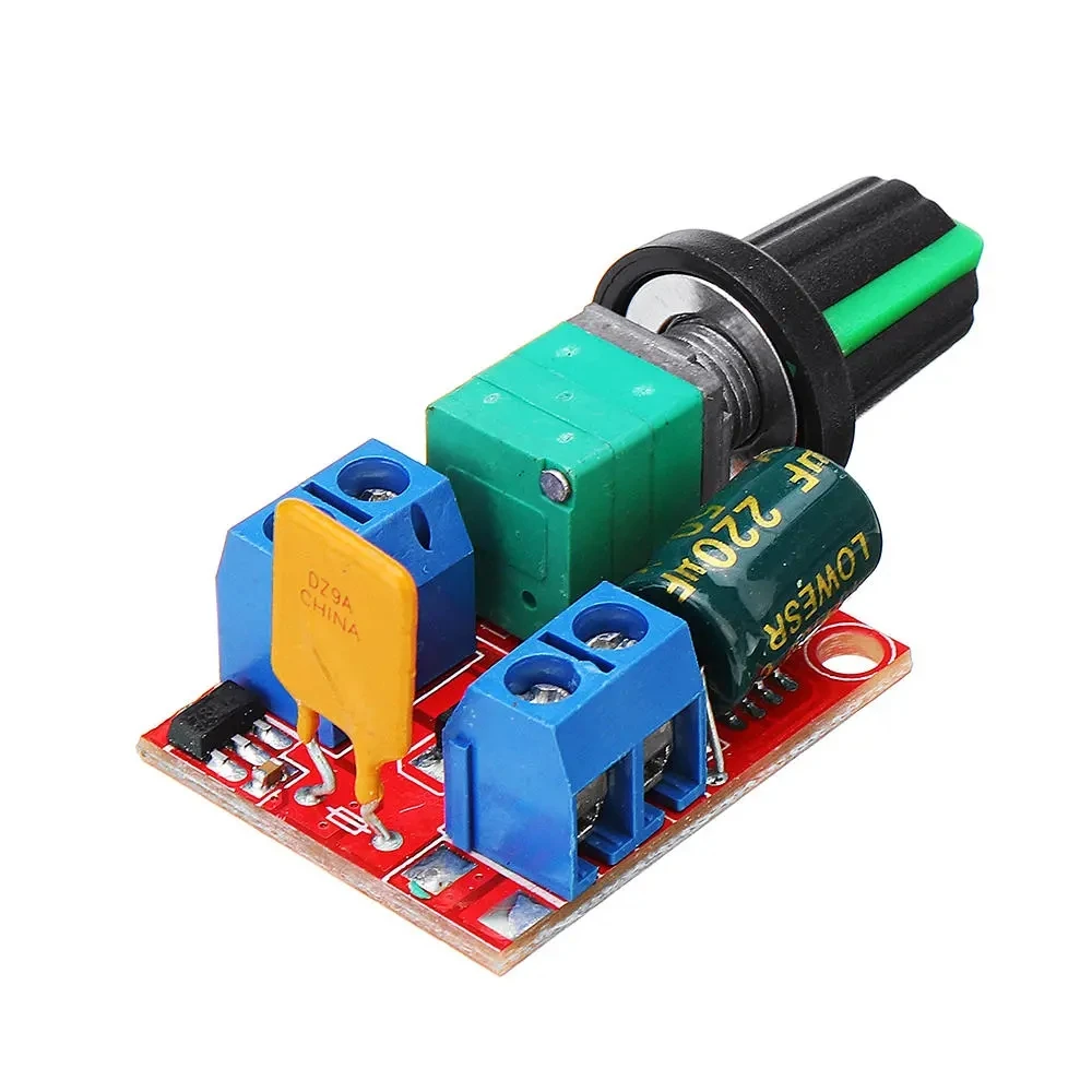 DC 3V 35V 5A 90 Вт Мини мотор контроллер скорости ШИМ модуль регулятор регулируемый