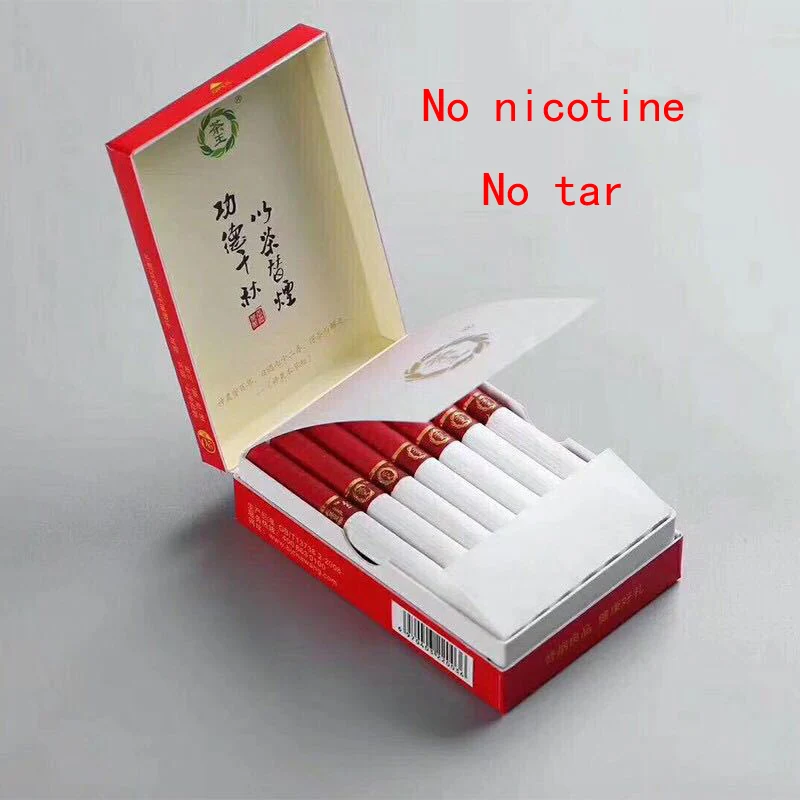 one packs Red leaf Herbal Cigarettes clearing lung to Quit smoking No Nicotine& Tobacco Cigarettes Tea - Цвет: one packs