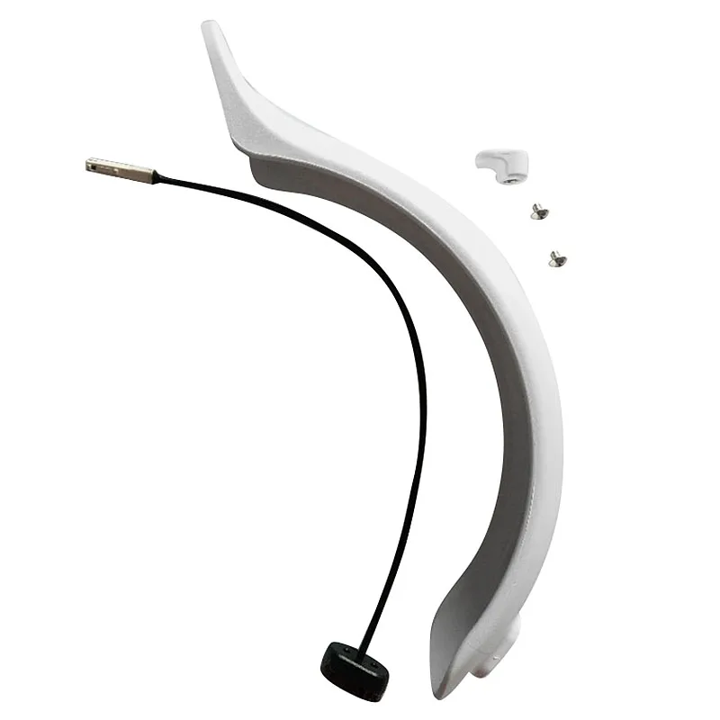 

Rear Mudguard Fender+Taillight for Xiaomi M365 Electric Scooter Brake Light Taillight+Mudguard Fender+Hook,White