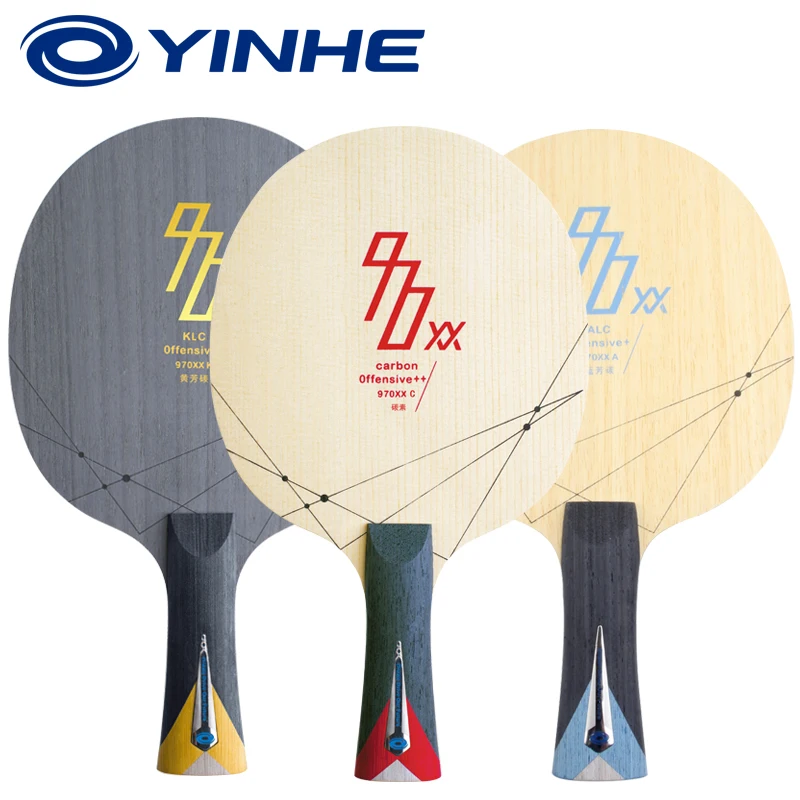 

YINHE 970XX series table tennis blade C.T.T.A.A. YINHE Professional 5 ply wood with 2 ply carbon fiber ping pong bats